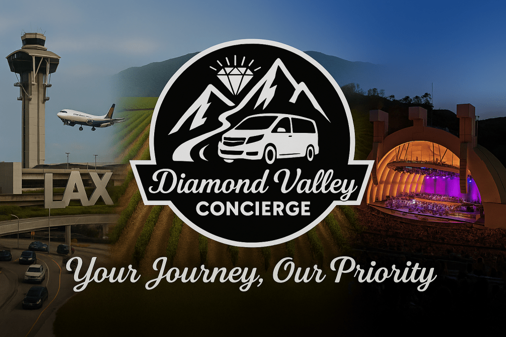 Diamond Valley Concierge is an airport transportation company servicing Los Angeles, CA. "Your journey, our priority" is t...